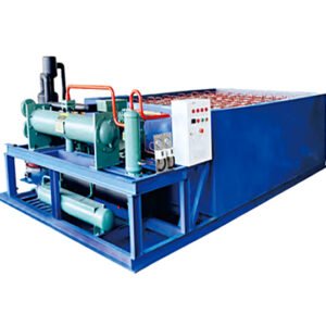 Brine ice brick machine